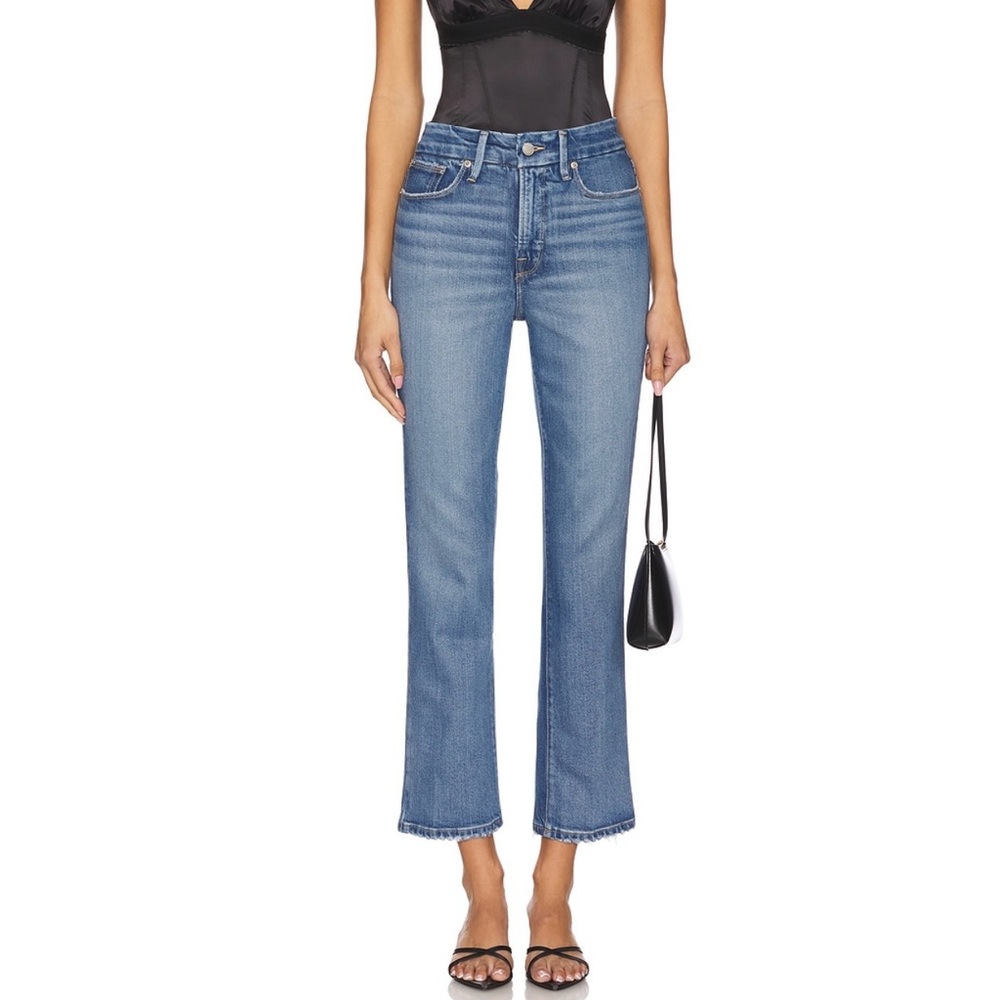 Good American Good Legs Straight Jeans, size 2/26